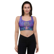 Load image into Gallery viewer, 'Stargate' Longline sports bra