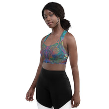 Load image into Gallery viewer, 'Sacred Feminine' Longline sports bra