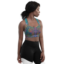 Load image into Gallery viewer, 'Sacred Feminine' Longline sports bra