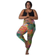 Load image into Gallery viewer, 'Pure medicine' Crossover leggings with pockets