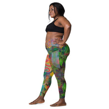 Load image into Gallery viewer, 'Pure medicine' Crossover leggings with pockets