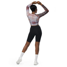 Load image into Gallery viewer, 'Pilgrimage' Recycled long-sleeve crop top