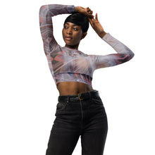 Load image into Gallery viewer, 'Pilgrimage' Recycled long-sleeve crop top