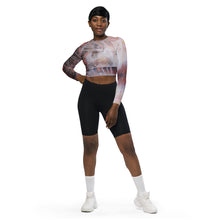 Load image into Gallery viewer, 'Pilgrimage' Recycled long-sleeve crop top