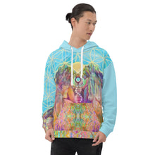 Load image into Gallery viewer, 'Celestial Star, Telluric Heart' Unisex Hoodie