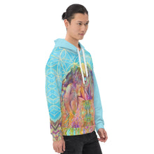 Load image into Gallery viewer, 'Celestial Star, Telluric Heart' Unisex Hoodie