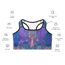 Load image into Gallery viewer, 'Stargate' Sports bra