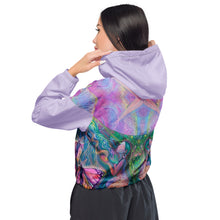 Load image into Gallery viewer, 'Prayers of Divine Imagination' Cropped windbreaker