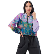 Load image into Gallery viewer, 'Prayers of Divine Imagination' Cropped windbreaker