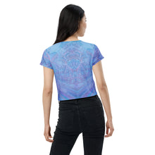 Load image into Gallery viewer, &#39;In my Power&#39; All-Over Print Crop Tee
