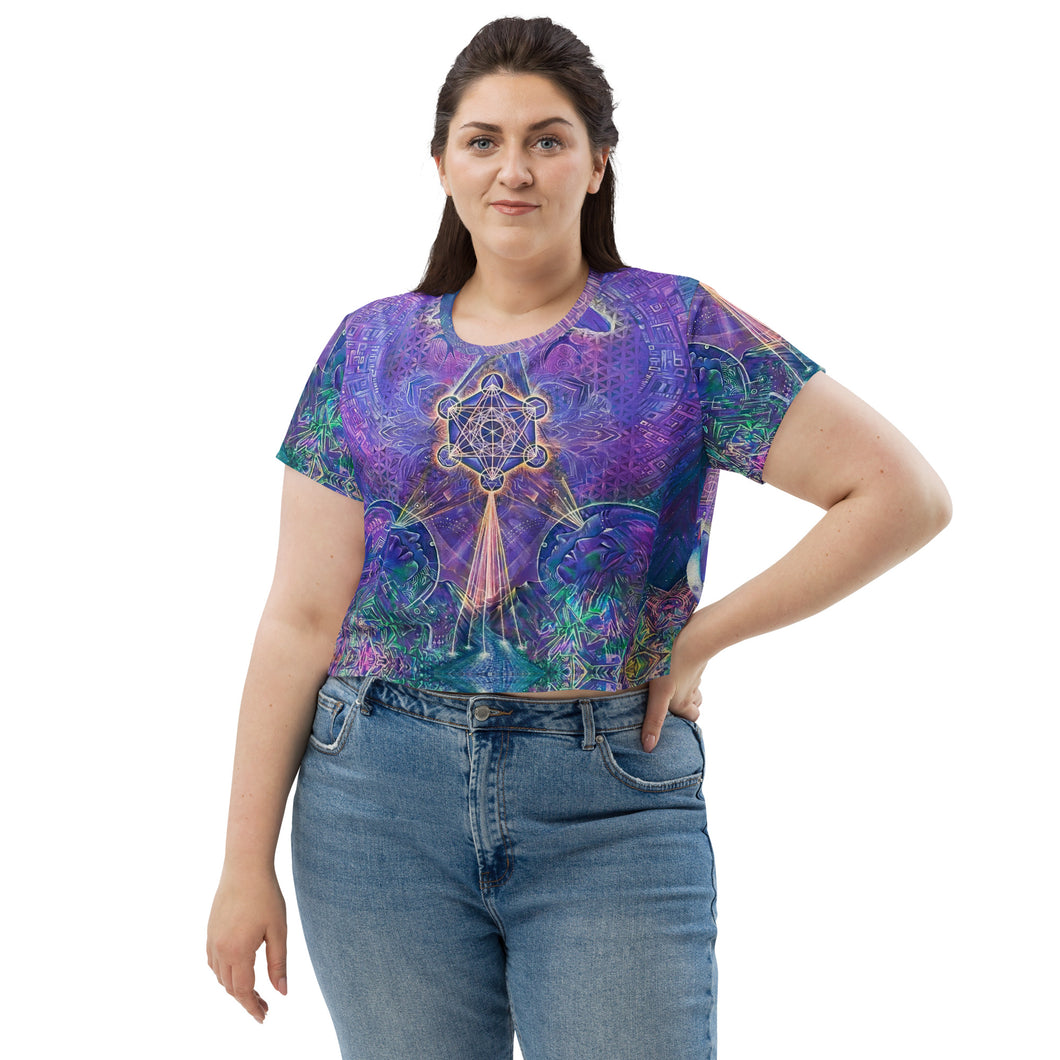'Stargate' Crop Tee
