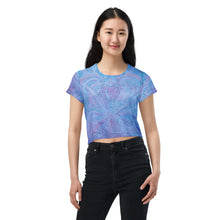 Load image into Gallery viewer, &#39;In my Power&#39; All-Over Print Crop Tee
