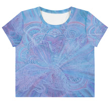 Load image into Gallery viewer, &#39;In my Power&#39; All-Over Print Crop Tee
