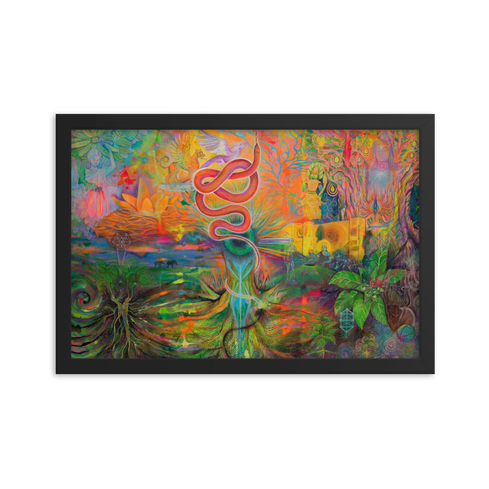 'Pure Medicine' Framed poster